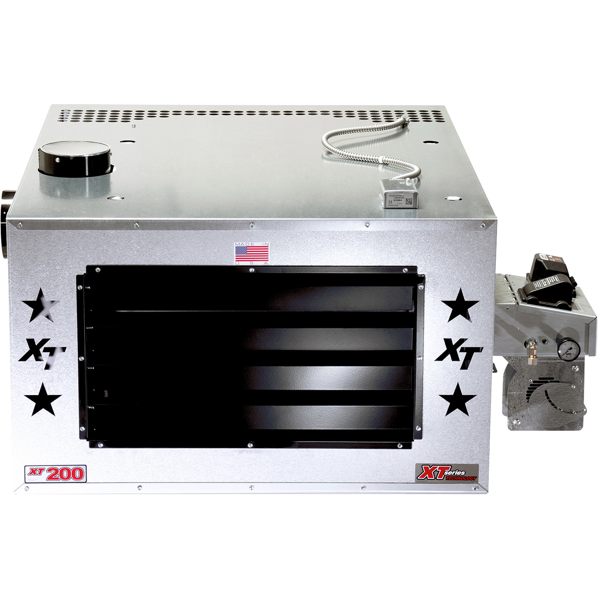 Lanair Waste Oil-Fired Thermostat-Controlled Heater, 200,000 BTU, 5000 Sq. Ft., Model# XT-200 HEATER